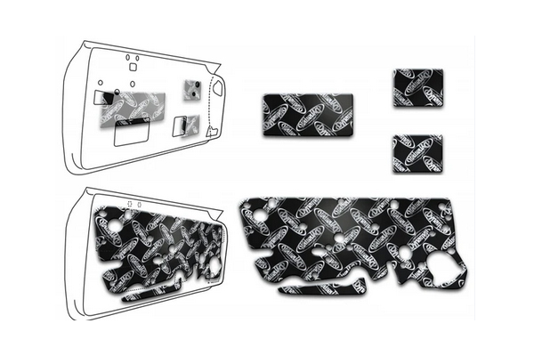  XMO LC D / Dynamat CCK 2008+ Dodge Challenger Door Kit (2)